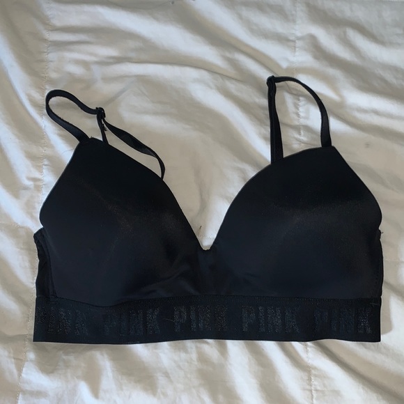 PINK Victoria's Secret Other - PINK Victoria’s Secret black wireless bra size 34C